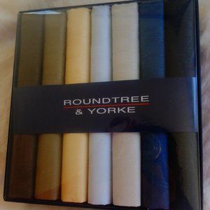 NEW Roundtree & Yorke Pocket Handkerchiefs Hankies